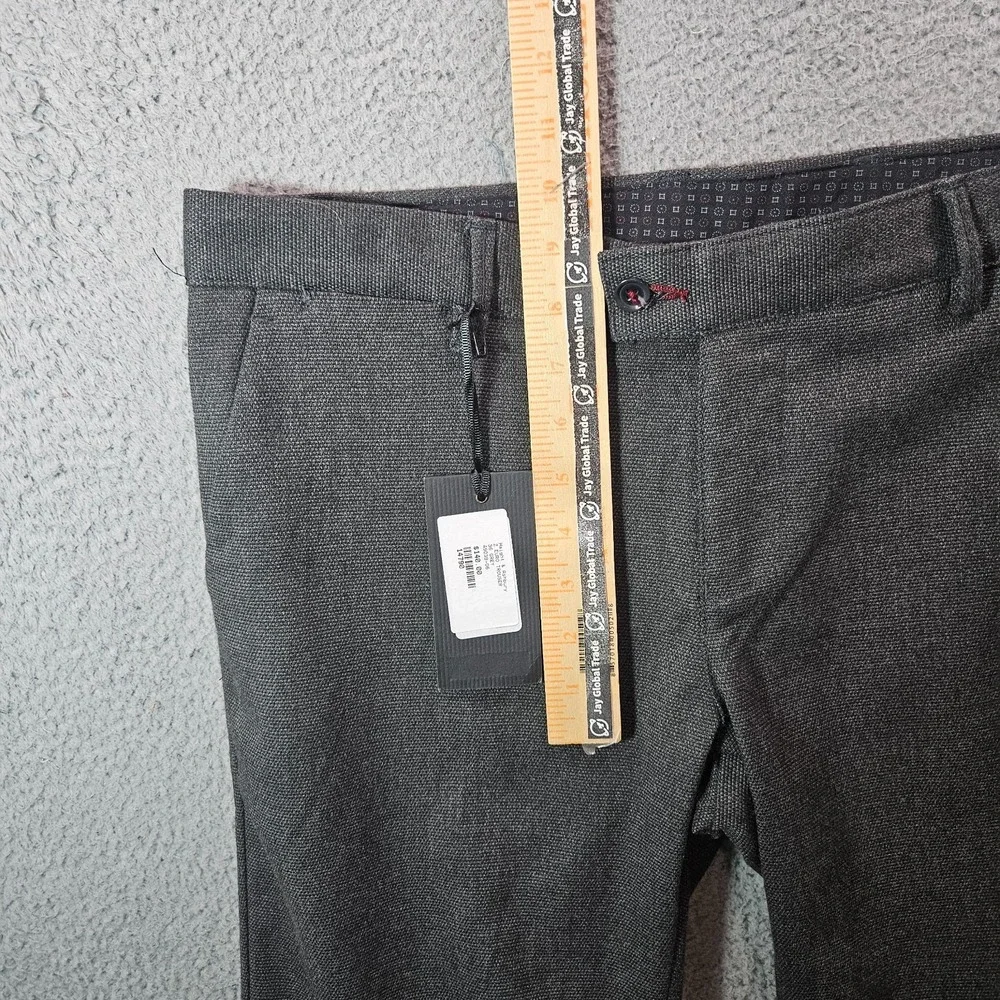 $140 NEW Haight & Ashbury Dress Pants Men 36‎ x 32 Flat Front Gray - Picture 5 of 11